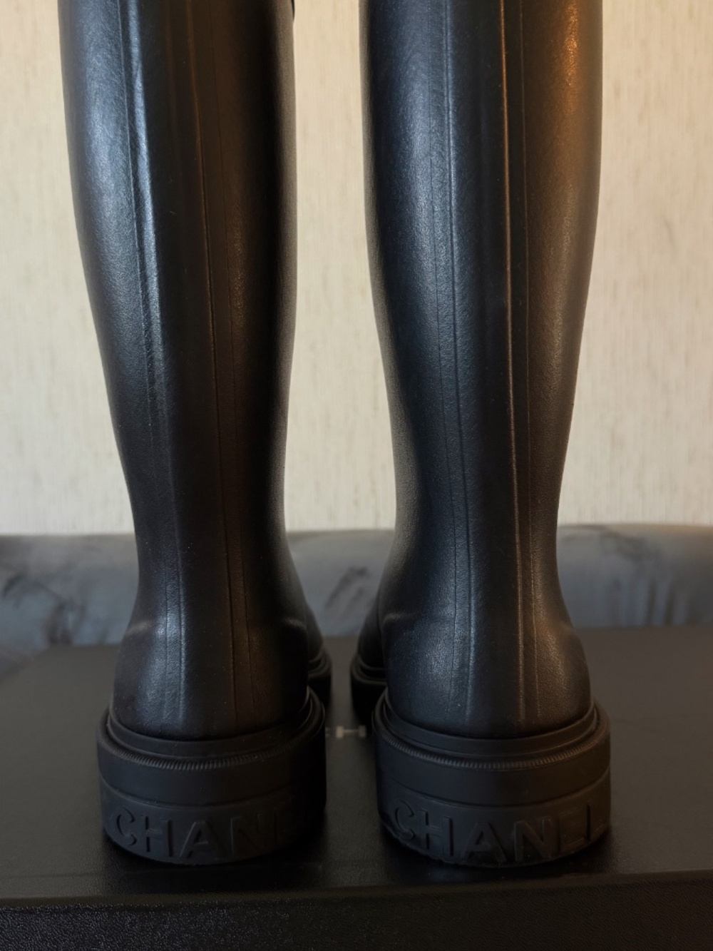 Chanel rain boots 41 black - Picture 4 of 8